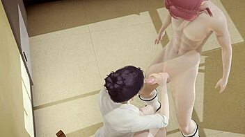 have you seen shoko getting hardsex in library with futanari blowjob