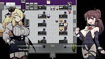 Corporate Succubus Teases with Masturbation and Fingering in Anime Hentai Part 2.