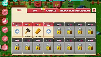 Nutaku booty farm hentai game part 21 with creampie threesome. Sexy ranch tits and lesbian young action.