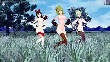 pick me, amber sucrose in mmd anime!