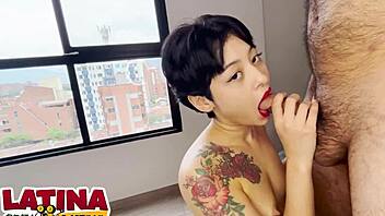 Wow, beautiful latina slut in her first porn casting!