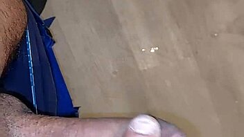 cum explosion on hotel floor after solo play