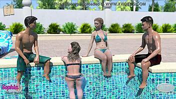 A wife and stepmother explore missing scenes in an intense game