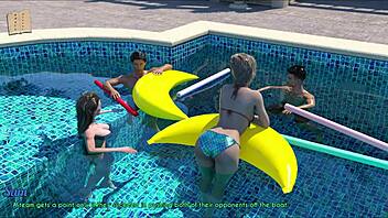 A wife and stepmother explore missing scenes in an intense game