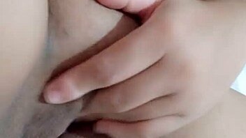 Sexy Girl Fingers Her Dripping Wet Pussy On The Bed While Moaning Loudly