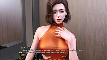 Amazing Sex In Restaurant Bathroom With Shaved Pussy!