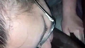 Intensely Sucking That Massive Black Dick