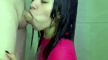 Bathroom fun with my best friend turned into wild sex. We got so wet!