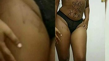 check out this new sexy model with a curvy ass in lingerie.