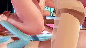 Anna, Elsa, and Ariel Star in Triple Futa 3D Porn with Frozen and Mermaid Action