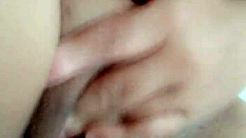 Sexy Girl Fingers Her Dripping Wet Pussy On The Bed While Moaning Loudly