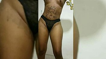 check out this new sexy model with a curvy ass in lingerie.