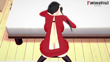 Yor Forger engages in uncensored pov fucking and sucking in Spy x Family hentai