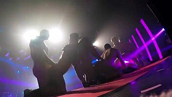 I saw pornstars dancin in orgy