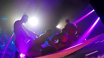 I saw pornstars dancin in orgy
