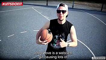 Stunning German cam girl Jolee Love squirts in the bums-bus