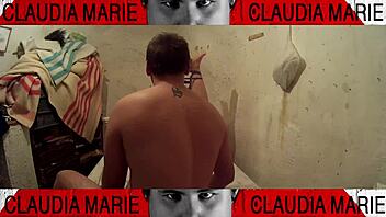 Dominating the fat woman in her shack, hardcore fetish porn