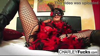 Charley chase in lingerie but her big tits and ass demand attention