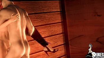 ship captain and his big booty vampire wife make love on voyage