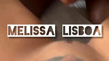 melissa lisboa shows off and takes cum part 1
