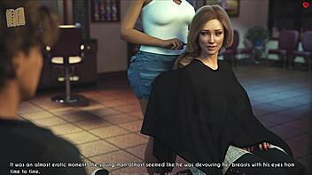 The interactive game with a wife and stepmother