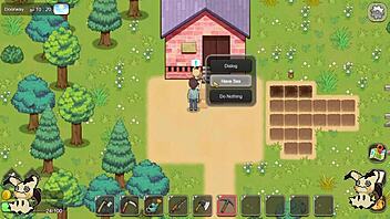 Hentai game village rhapsody parte 3 espa�ol narrado grandes tetas en establo