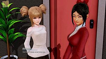 Harem Hotel 17: Intense Anime Action