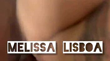 melissa lisboa shows off and takes cum part 1