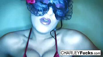 Charley chase in lingerie but her big tits and ass demand attention