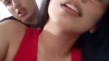 Having sex with my petite babysitter in front of my girlfriend and others online