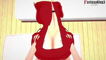 Yor Forger engages in uncensored pov fucking and sucking in Spy x Family hentai