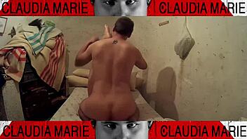 Dominating the fat woman in her shack, hardcore fetish porn