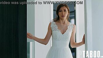 wedding jitters hit hard as reagan foxx and maya woulfe get naughty. nathan bronson joins for a steamy pov blowjob.