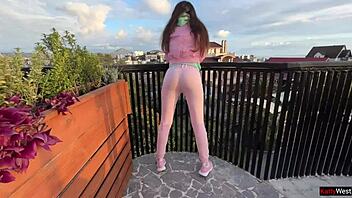 my stepsister's ass drives me crazy so i fuck her hard in public doggystyle and more