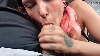 Qweensg Teen 18+ Outdoor Cumshot and Swallow Compilation