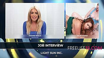 roommates arietta adams and chloe cooper enjoy wild fun