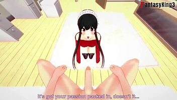 Yor Forger engages in uncensored pov fucking and sucking in Spy x Family hentai