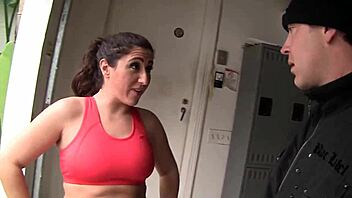 cute vanessa takes cock in mouth and cum on face