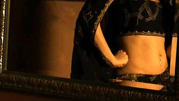 the indian babe happily dances nude in the anime scene