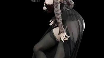 In This 3D Anime Hentai, She Performs A Naked Dance In TikTok Style