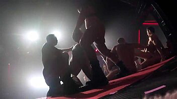 I saw pornstars dancin in orgy