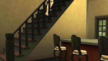 Stepmom Catches Nerdy Stepson Masturbating