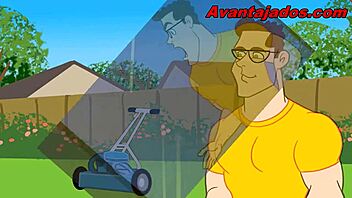 Sexo Gay Desenho O Negão Passivo—Explode!