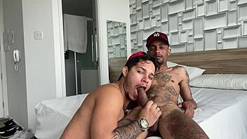 i saw the TATTOOED guy on the BUS with a HUGE 24CM COCK, got close, he got HARD, winked and called him to my APARTMENT!