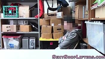 Real Blonde Mall Cop With Big Tits Caught Hardcore!