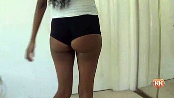 I have a fetish for Puma socks on this ebony cougar's feet and ass