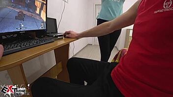 Can This Brunette Handle Deep Sucking Her Boyfriend's Big Dick?