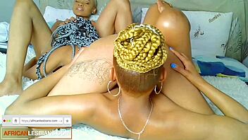 african lesbians in hot amateur ebony bffs revenge threesome after massage.