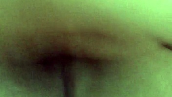 Gay horny anal scene with brunette and skinny Latina beauty