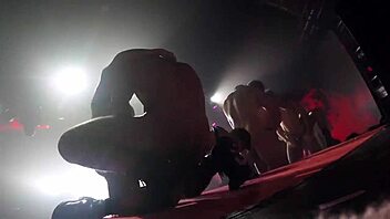 I saw pornstars dancin in orgy